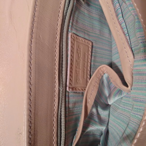 🔥SUPER BUY!New Pink Leather Bag By Gail Labelle Made In Italy.Never used 😀 - Picture 3 of 6